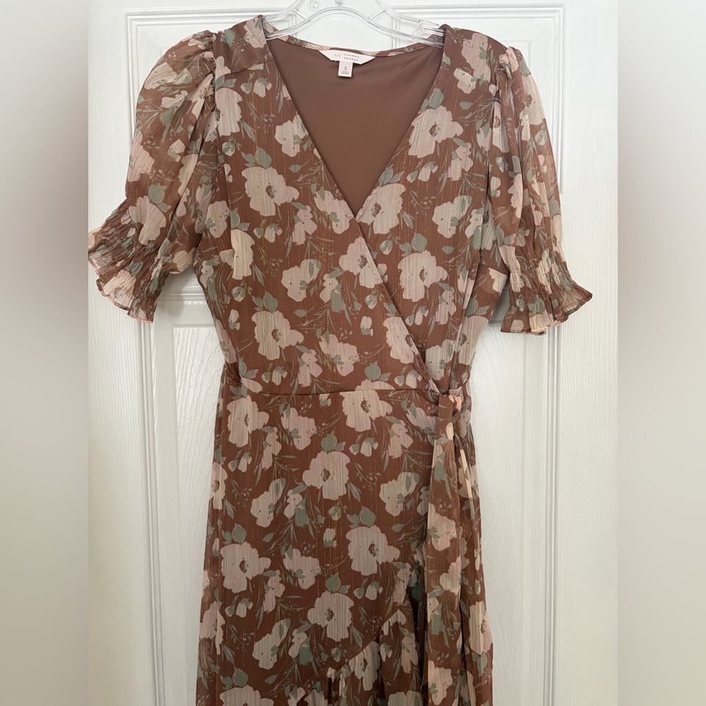 Floral Ruffled Lauren Conrad Dress